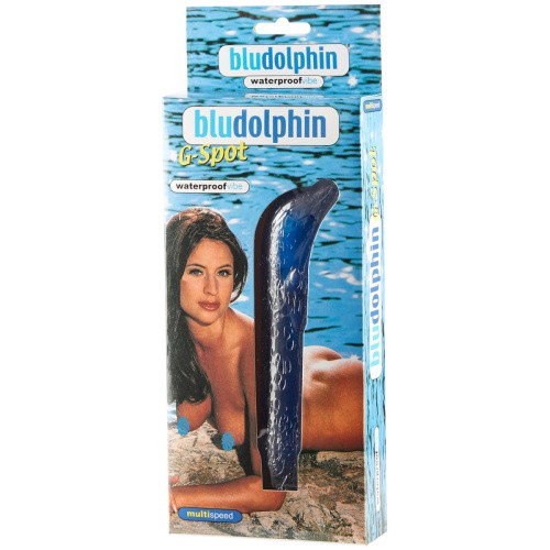Seven Creations - Bludolphin G-Spot - мультискоростной вибратор, 17х4 см (синий) - sex-shop.ua