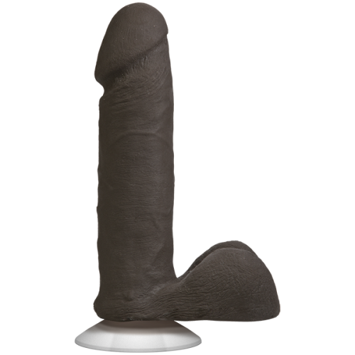 Doc Johnson The Realistic Cock 6 inch Black - фаллоимитатор, 17.3х4.3 см (коричневый) - sex-shop.ua
