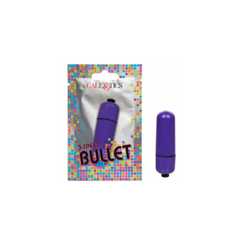 California Exotic Novelties 3-Speed Bullet - Вибропуля 5.8х2 см (фиолетовая) - sex-shop.ua