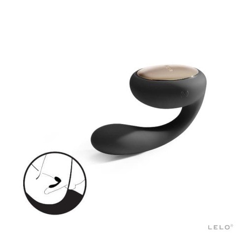 Lelo Tara-обертовий вібратор для пар, 10х2. 5 см (чорний)