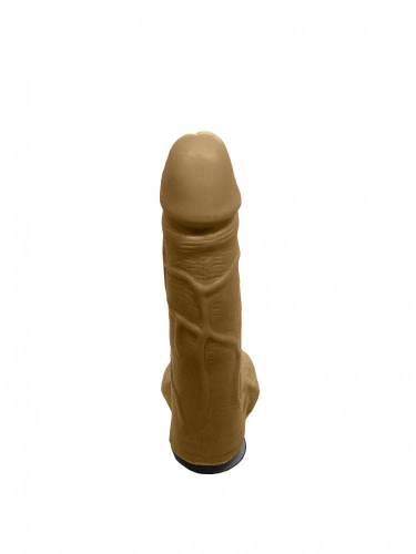 Pure Bliss L - Крафтовое мыло-член с присоской, 16х5 см (коричневый) - sex-shop.ua