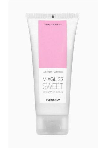 MixGliss Sweet Bubble Gum – Лубрикант на водній основі, 70 мл