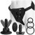 Doc Johnson Vac-U-Lock Vibrating Dual Density Ultraskyn Set - Набор для страпона