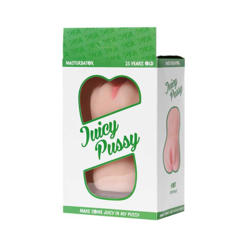 Toyfa Masturbator HOT - реалистичный мастурбатор вагина-анус, 14.5 см