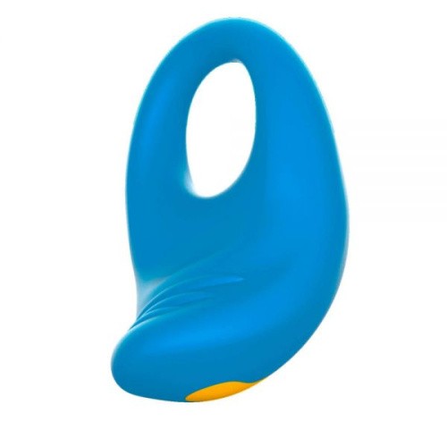 Romp Juke - виброкольцо, 7.5х2.5 см (голубой) - sex-shop.ua