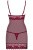 Obsessive Wonderia chemise UA79185  - Комплект, S/M, (красный)
