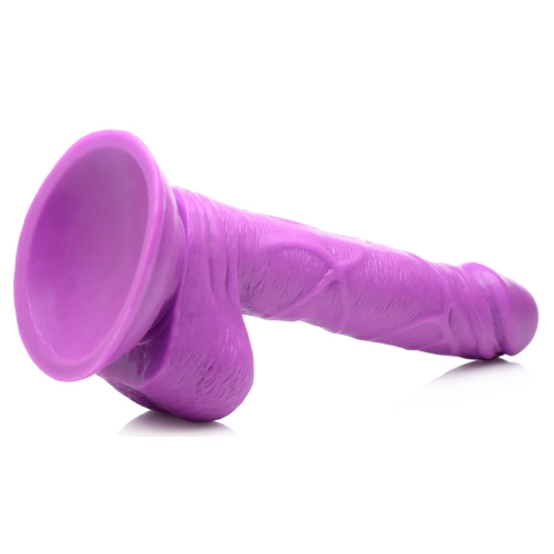 Pop Peckers 6.5" Dildo With Balls - Purple - Фаллоимитатор, 19 см (фиолетовый) - sex-shop.ua