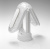 Tenga Flip Zero EV (Electronic Vibbration) - раскладной японский мастурбатор с вибрацией, 18х7.5 см (белый)