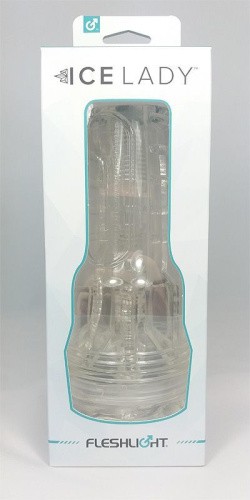 Fleshlight Ice Lady Crystal - Мастурбатор вагіна, 25х6 см
