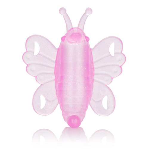 California Exotic Novelties Micro Wireless Venus Butterfly - Кліторальний вібратор у вигляді метелика, 8Х2.5 см (рожевий)