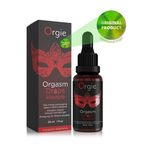Orgie - Orgasm Drops Kissable - стимулирующая сыворотка для клитора, 30 мл - sex-shop.ua