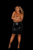 D&A Розпусна Анжеліка - Спідниця під латекс з прозорою сіткою ззаду, XXL (чорний)