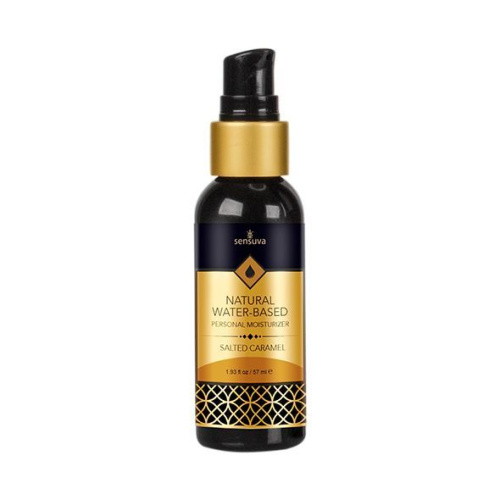 Sensuva Natural Water-Based Salted Caramel - Ароматизированная смазка на водной основе, 57 мл. (солёная карамель)