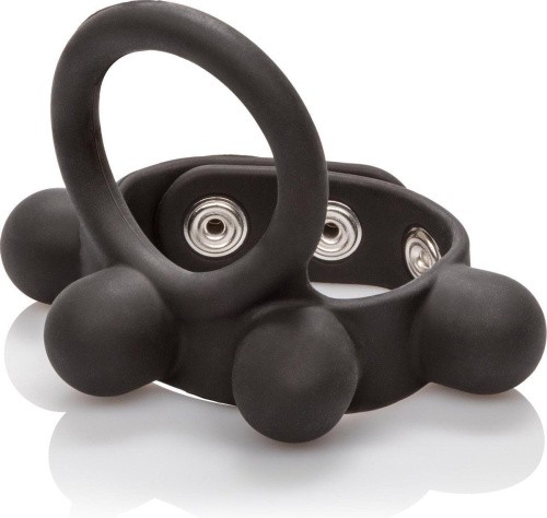 California Exotic Novelties C-Ring Ball Stretcher - Ерекційне кільце, 3,5 см (чорний) - купити в Україні | Секс шоп SEX-SHOP.ua