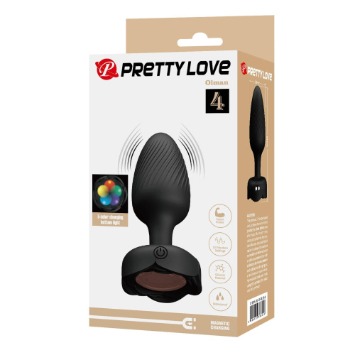 Анальная пробка Pretty Love Olman, 8.8 см