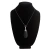 Charmed Vibrating Silicone Teardrop Neckl - ожерелье с подвеской вибратором, 90 см (чёрный) - sex-shop.ua