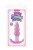 Ns Novelties Jelly Rancher T-plug Ripple - Анальная пробка, 7,6х3,2 см (розовый) - sex-shop.ua