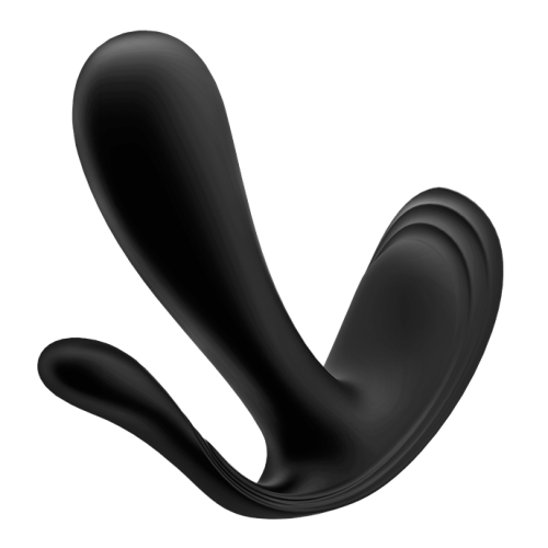 Satisfyer Top Secret + Вибратор с двумя моторами для точки G и анальной стимуляции, 11х3 см (чёрный) - sex-shop.ua