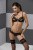 Passion Exclusive - North Set - Комплект білизни ліф та трусики з елементами під латекс, S/M (чорний) - купити в Україні | Секс шоп SEX-SHOP.ua