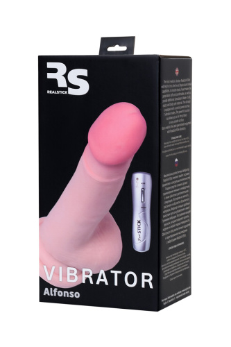 Toyfa - Suction cup based vibrator - Реалистичный вибратор, 17х4 см