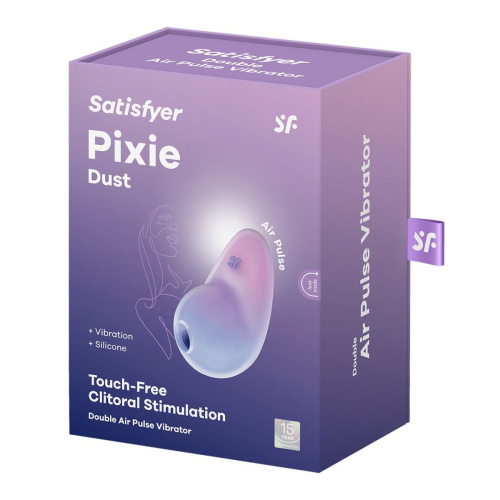 Satisfyer Pixie Dust - Вакуумний стимулятор, 9,4 см (бузковий)