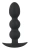 Orion Black Velvets Heavy Beads - Анальная пробка, 13,3х3,2 см (черный) - sex-shop.ua