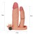 LoveToy Pleasure X-Tender Vibrating Double Penis Sleeve Flesh Add 1