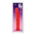 Doc Johnson Jelly Jewels Dong & Suction Cup Red - фаллоимитатор 22.5х3.6 см (красный)