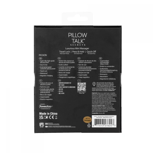 Pillow Talk Secrets - Passion - Clitoral Vibrator - Вибратор (фиолетовый) - sex-shop.ua