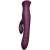 Zalo - Mose Velvet Purple - Вибратор-кролик, 14.4х3.7 см (бордо) - sex-shop.ua