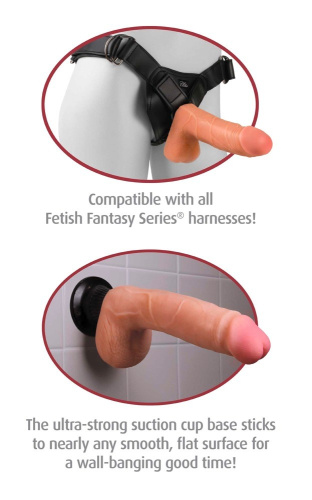 Pipedream Real Feel Deluxe №1 - Вибратор, 14х4.5 см