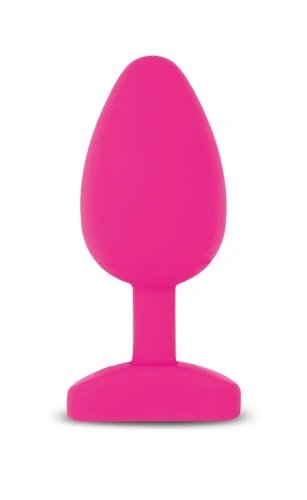 Gvibe Gplug Bioskin - Первая анальная пробка из Bioskin, 8.5х3.9 см (розовый) - sex-shop.ua
