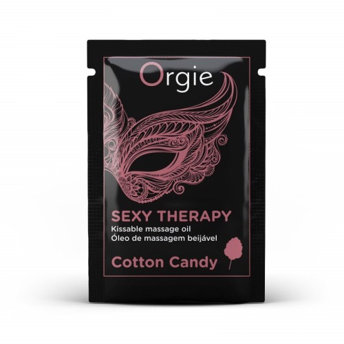 Orgie Sexy Therapy - пробник массажного масла, 2 мл (сахарная вата) - sex-shop.ua