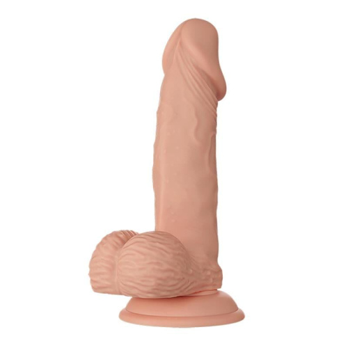 Beautiful Encounter Dildo Flesh - Реалистичный фаллос на присоске, 19,4 см (телесный)