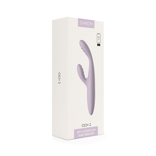Вібратор-кролик Svakom Cici 2+ Pastel Lilac - купити в Україні | Секс шоп SEX-SHOP.ua