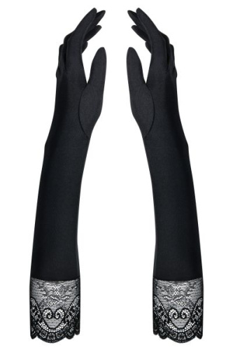 Obsessive Miamor - перчатки, S/M (черный) - sex-shop.ua