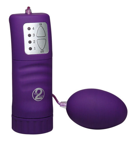 Velvet Purple Pill - Виброяйцо, 5,5 см (фиолетовый) - sex-shop.ua