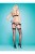 Leg Avenue Exquisite - Секси комплект, S (черный с бирюзовым)