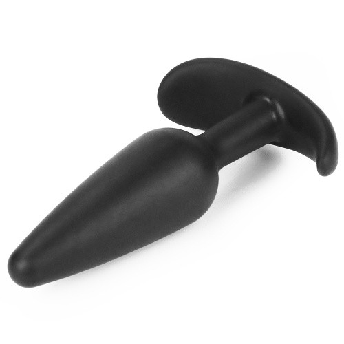 LoveToy Lure Me Butt Plug Slim Black S - Маленькая анальная пробка, 10х2.5 см (чёрный) - sex-shop.ua