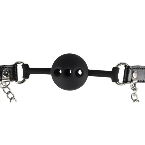 Кляп с зажимами для сосков Wild Play Mouth Gag With Nipple Clamps C15