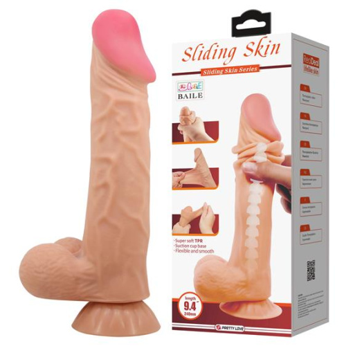 Фалоімітатор Pretty Love Sliding Skin 9.4