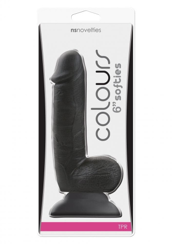 Colours Softies 6 Inch Dildo - фаллоимитатор на присоске, 15,2х3,5 см - sex-shop.ua