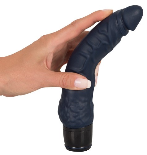 Vibra Lotus Penis Grey Vibrator - Реалістичний вібратор, 20 см (синій)