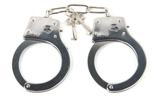 Металлические наручники Metal Hand Cuffs - sex-shop.ua