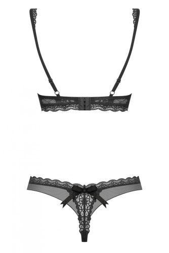 Obsessive 856-SET-1 set - еротичний комплект з мереживом, S/M (чорний) - купити в Україні | Секс шоп SEX-SHOP.ua