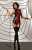 Lolitta Mansion of Love set LOL868494 - Сексуальный боди с красной шнуровкой, L/XL, (черный) - sex-shop.ua