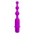 Pretty Love Hermosa Anal Beads - анальная елочка с вибрацией, 10.8х2.1 см (фиолетовый)