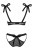 Obsessive Obsessivia 2-pcs set - Комплект белья: бюстгальтер и трусики, S/M (чёрный)