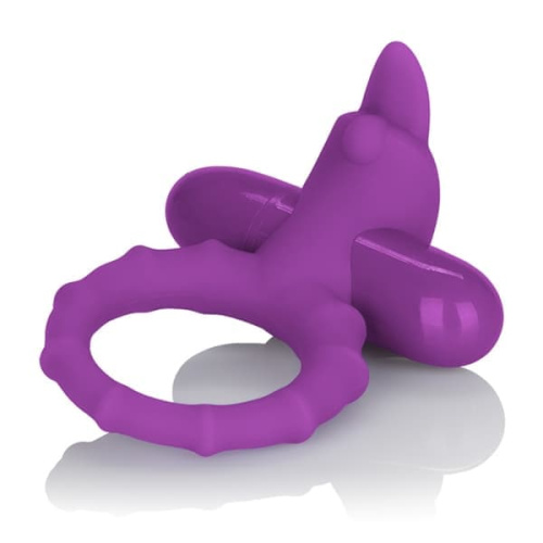 CalExotics Entice Emma - виброкольцо с пультом, 7х3.5 см (пурпурный)