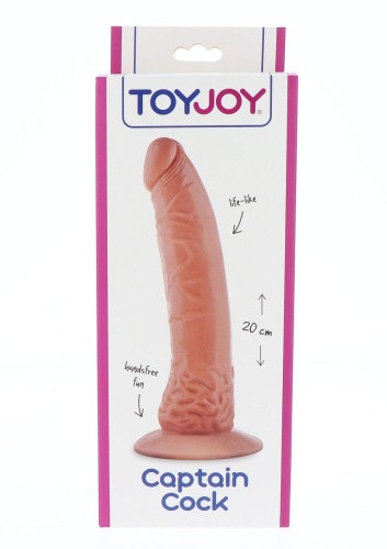 Toy Joy Captain Cock - Фаллоимитатор, 18х3,5 см - sex-shop.ua